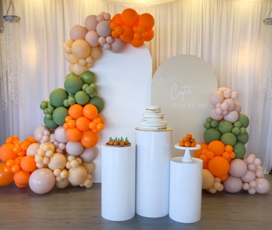 Organic Balloon Decor